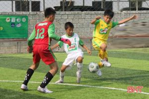 Nhi đồng Hà Tĩnh chia tay Giải Bóng đá Cup Milo 2019