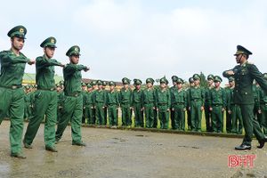 BĐBP Hà Tĩnh khai giảng huấn luyện chiến sỹ mới 2019