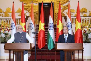 Thủ tướng Việt Nam, Ấn Độ chủ trì họp báo chung