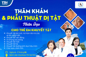 TTH Hà Tĩnh khám sàng lọc và phẫu thuật dị tật nhân đạo cho trẻ em khuyết tật