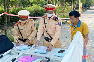 Đảm bảo an toàn giao thông dịp lễ trên địa bàn Hà Tĩnh