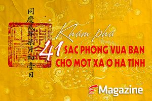 Khám phá 41 sắc phong vua ban cho một xã ở Hà Tĩnh