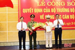 Phó Giám đốc Công an Hà Tĩnh được điều động giữ chức Giám đốc Công an tỉnh Quảng Bình
