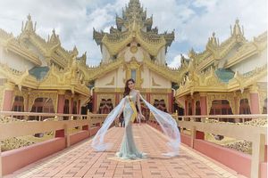 Á hậu Phương Nga công bố trang phục dân tộc tại Miss Grand International
