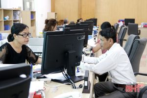 Tỷ lệ hồ sơ nộp trực tuyến tại Trung tâm Phục vụ hành chính công Hà Tĩnh đạt 5,6%