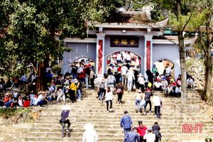 Hà Tĩnh khai hội chùa Hương Tích vào ngày 6 tháng Giêng