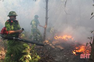 Liên tiếp cháy rừng ở các địa phương Hà Tĩnh