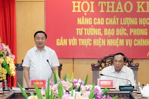 Thực hiện hiệu quả, thực chất việc học tập và làm theo Bác