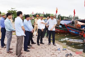 Hà Tĩnh: Quản lý chặt chẽ việc ra khơi của các tàu, thuyền