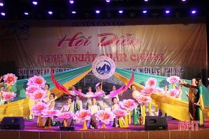 Bế mạc hội diễn nghệ thuật quần chúng mừng kỷ niệm 550 năm Thiên Lộc - Can Lộc
