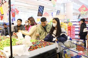 Cận tết, sức mua hàng hóa tại Hà Tĩnh tăng cao