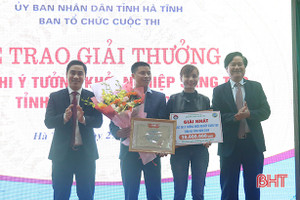 Chung kết cuộc thi Ý tưởng Khởi nghiệp đổi mới sáng tạo tỉnh Hà Tĩnh năm 2019