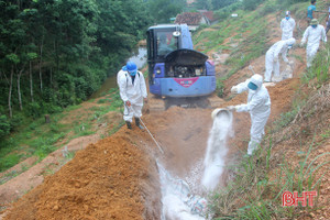 Vũ Quang dốc sức khống chế dịch tả lợn Châu Phi