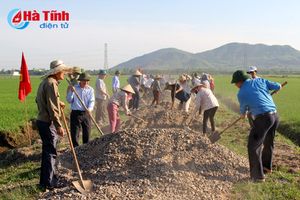 Công đoàn Hà Tĩnh đóng góp 2,7 tỷ đồng xây dựng nông thôn mới