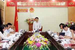 Hoàn thiện các dự thảo nghị quyết liên quan sáp nhập xã trình Kỳ họp thứ 11 HĐND Hà Tĩnh