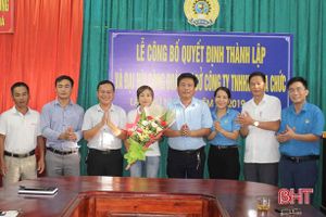 Thành lập công đoàn cơ sở trong doanh nghiệp ở Hà Tĩnh