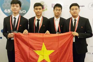 Việt Nam có 4 học sinh dự thi Olympic Hóa học Quốc tế năm 2017