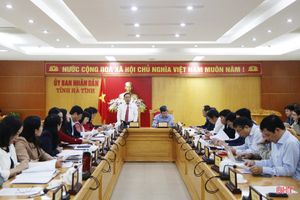 Thống nhất nội dung, chương trình kỳ họp cuối năm HĐND tỉnh Hà Tĩnh