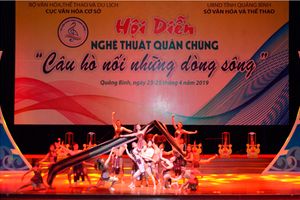 Hà Tĩnh giành Huy chương Bạc hội diễn "Câu hò nối những dòng sông"