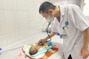 BVĐK tỉnh Hà Tĩnh cứu sống trẻ sơ sinh suy đa tạng, xuất huyết não nặng