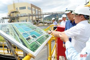 Đoàn cán bộ tỉnh Long An ấn tượng với quy mô, công nghệ hiện đại của dự án Formosa Hà Tĩnh