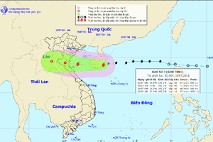 Bão Sơn Tinh sẽ đổ bộ đất liền: Vùng biển Hà Tĩnh gió giật cấp 10
