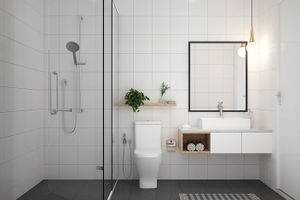 Mẫu phòng tắm đẹp đơn giản và hiện đại