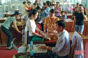 250 trẻ em huyện Kỳ Anh được khám tim miễn phí