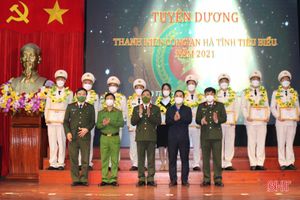 Tuyên dương 20 thanh niên, phụ nữ Công an Hà Tĩnh tiêu biểu