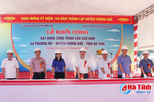 Khởi công cầu Chợ Hôm - Phương Mỹ trị giá gần 50 tỷ đồng