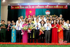 Hoàn thành Đại hội MTTQ huyện Hương Sơn, ông Nguyễn Thành Đồng tái cử chủ tịch