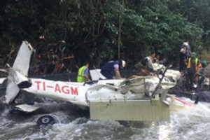 Rơi máy bay cỡ nhỏ tại Costa Rica, ít nhất 2 người thiệt mạng