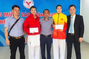 Karate Hà Tĩnh giành 4 huy chương ngày đầu thi đấu Đại hội TDTT toàn quốc
