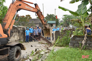 Lộc Hà ra quân 60 ngày cao điểm xây dựng nông thôn mới