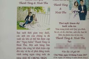 Thiệp mời đám cưới "độc nhất vô nhị" tại Việt Nam