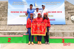 Hà Tĩnh xếp thứ 3 toàn đoàn Giải vô địch Rowing quốc gia năm 2019