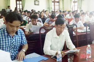 Gần 150 cán bộ, công chức Lộc Hà được lớp tập huấn về ISO 9001: 2015
