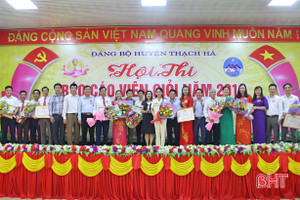 Thạch Hà tổ chức thành công hội thi báo cáo viên giỏi năm 2019