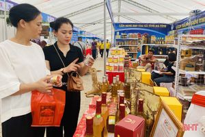 Hơn 50 sản phẩm Hà Tĩnh tham gia hội chợ xúc tiến thương mại phía Bắc