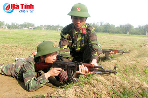 Lính mới trên thao trường