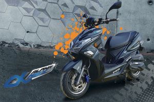 Scooter hầm hố như môtô phân khối lớn, giá hơn 1.300 USD