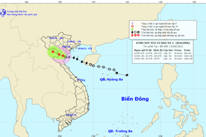 Bão số 2 suy yếu thành áp thấp nhiệt đới