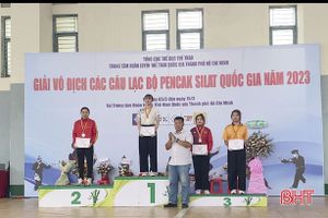 Hà Tĩnh giành 8 huy chương tại Giải Vô địch các CLB Pencak Silat quốc gia