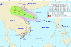 Áp thấp khả năng thành bão, cảnh báo gió mạnh, mưa lớn khu vực Hà Tĩnh