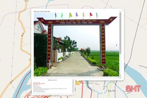 Bản đồ số nông thôn mới Hà Tĩnh: Công cụ hữu ích