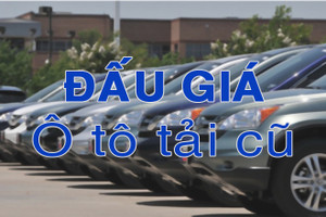 Bán đấu giá 3 xe ô tô tải cũ