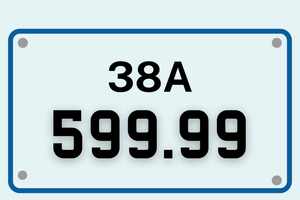 Biển ô tô tứ quý 9 Hà Tĩnh được chốt giá 1,225 tỷ đồng