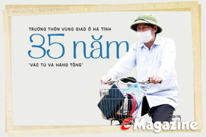 Trưởng thôn vùng giáo ở Hà Tĩnh 35 năm “vác tù và hàng tổng”