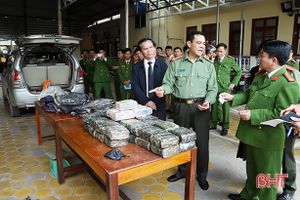 Ban Thường vụ Tỉnh ủy Hà Tĩnh khen các lực lượng phá nhiều chuyên án ma túy lớn
