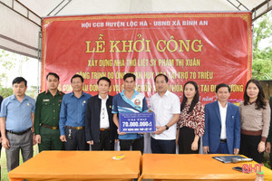 Lộc Hà khởi công xây nhà thờ cúng liệt sĩ Phạm Thị Xuân